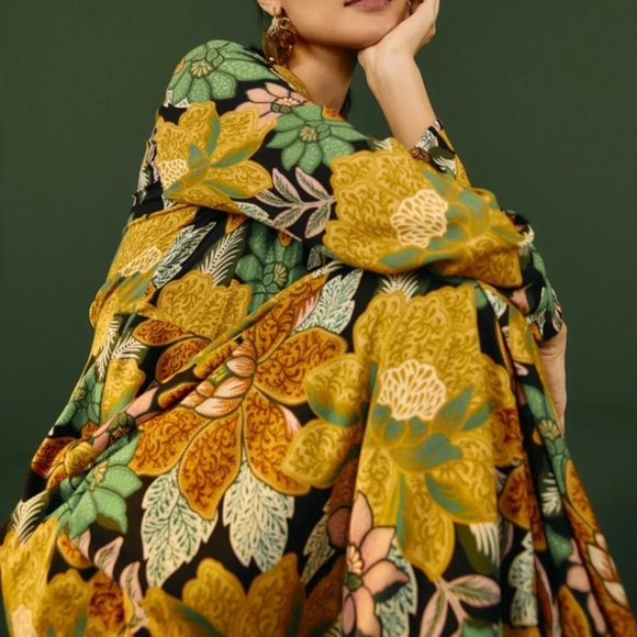 FARM Rio Floral Maxi Dress - Yellow, Green, Pink - Picture 3 of 5